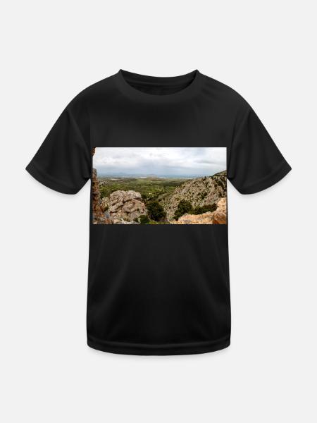 lost place Empros Therme at the Therma Springs - Kids Functional T-Shirt - black - Front