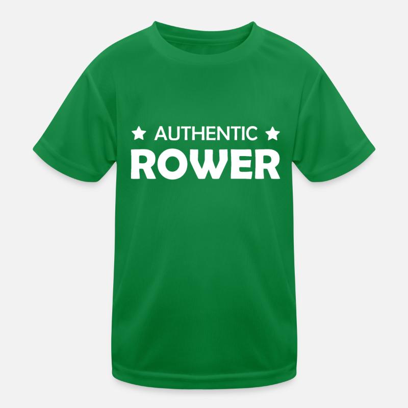 Authentic Rower - Sport - Rowing - Aviron - Rudern Kinder Funktions-T-Shirt