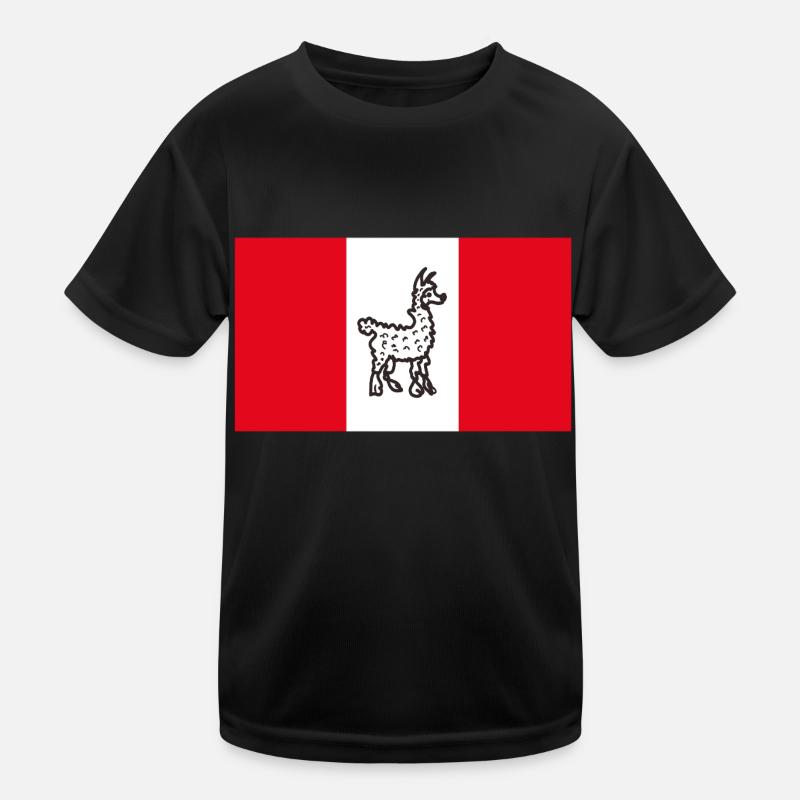 Peru funny Kinder Funktions-T-Shirt