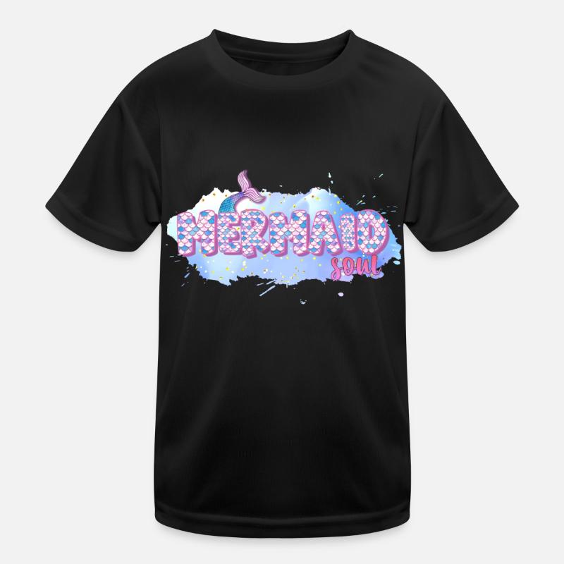 Ocean Sublimation - Kids Functional T-Shirt - black