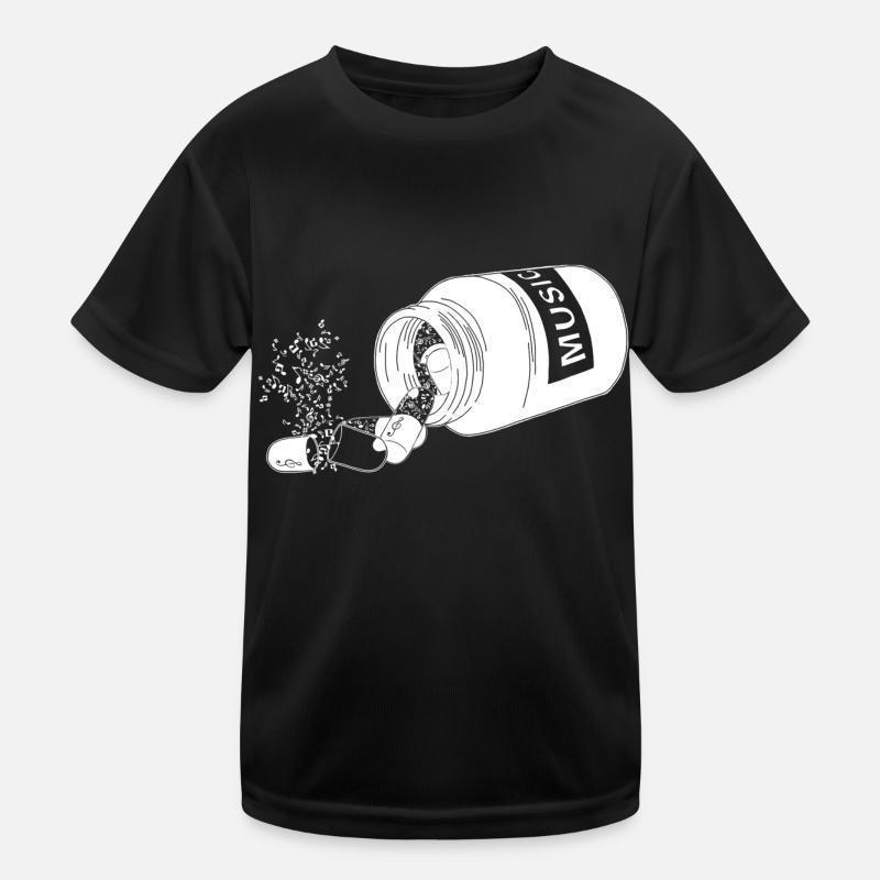 Medizin Musik Kinder Funktions-T-Shirt