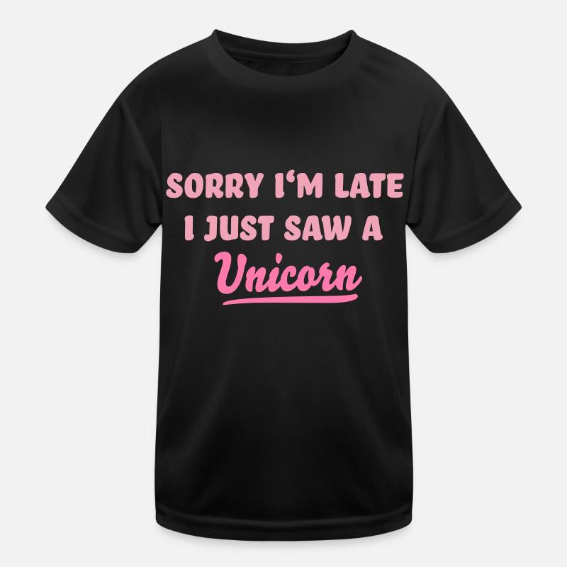 Einhorn Kinder Funktions-T-Shirt