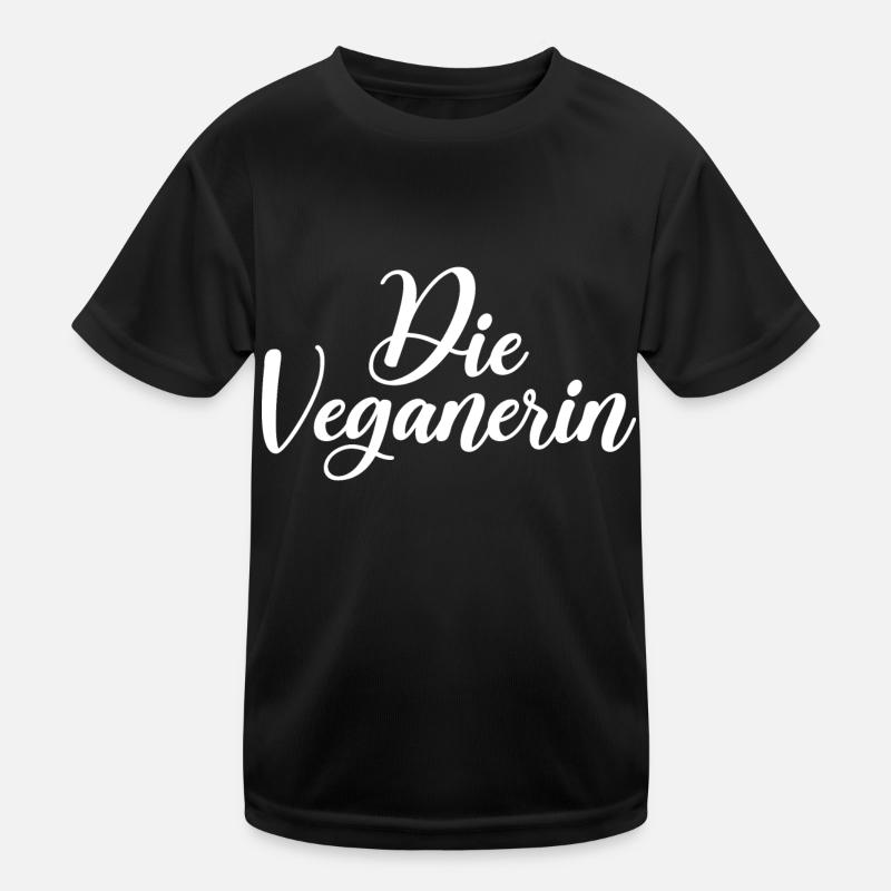 Die Veganerin Kinder Funktions-T-Shirt
