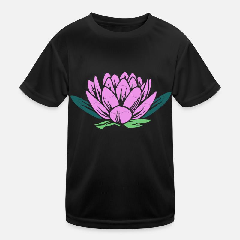 Lotusblume Kinder Funktions-T-Shirt
