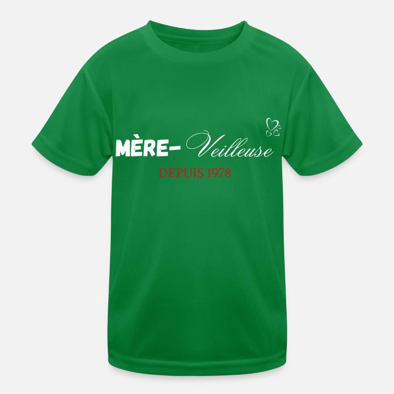 Mère veilleuse depuis 1978 T-shirt sport Enfant