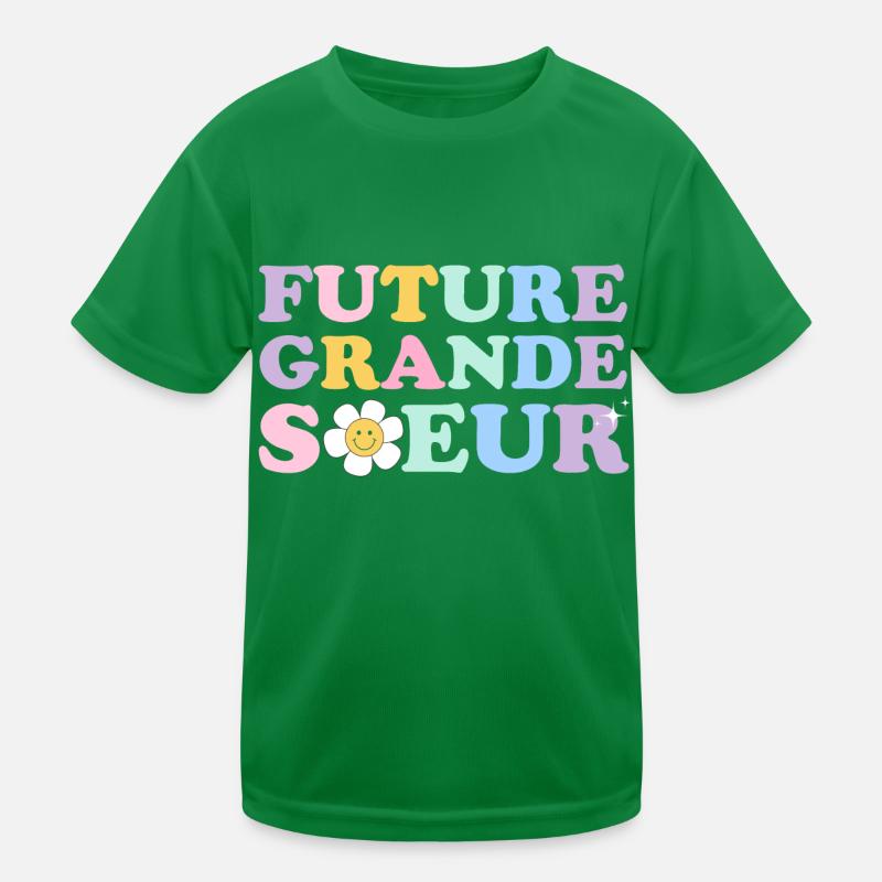 Future grande soeur annonce naissance groovy T-shirt sport Enfant
