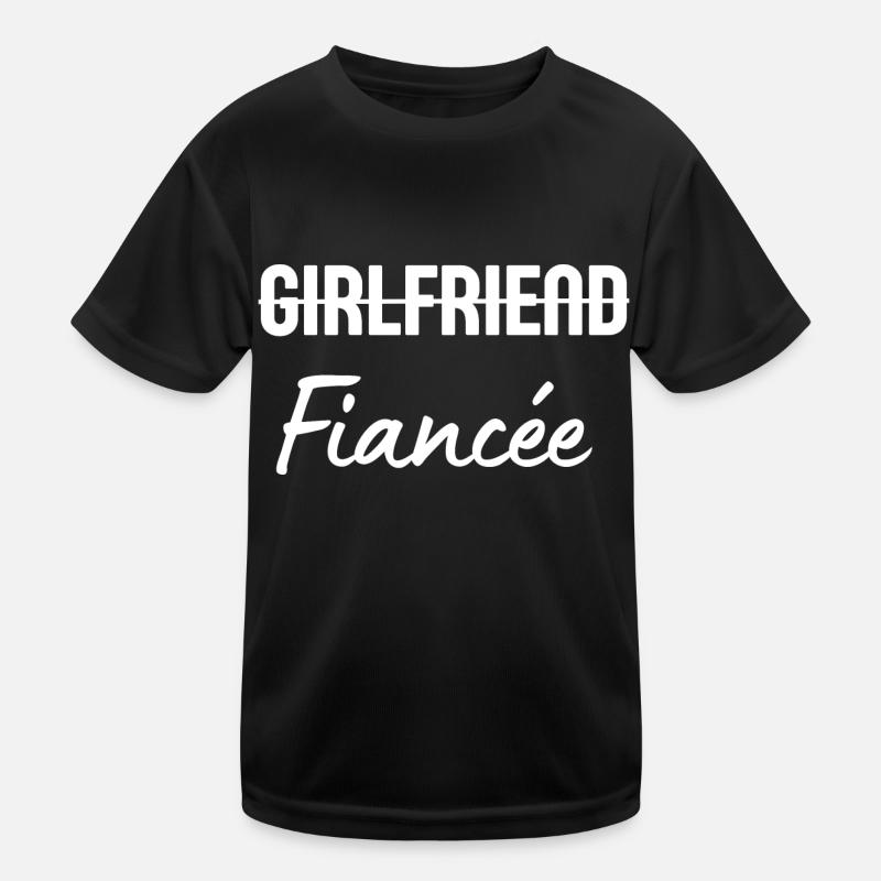 Freundin Verlobte Kinder Funktions-T-Shirt