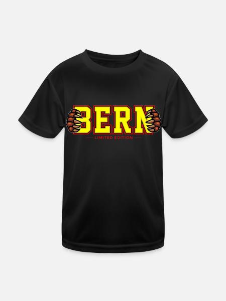 Bern - T-shirt sport Enfant - noir - Devant