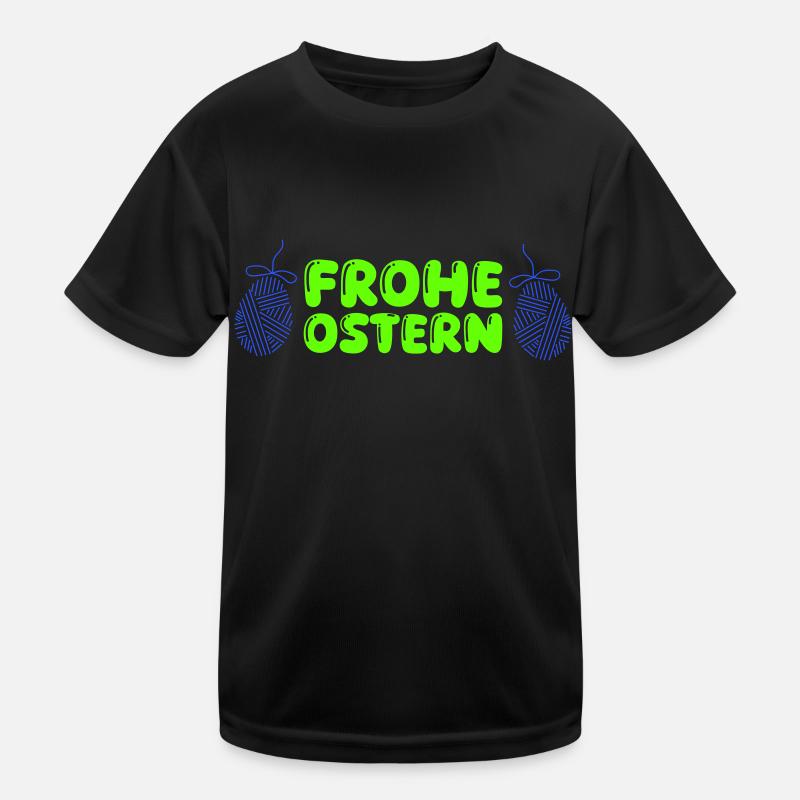 frohe ostern Kinder Funktions-T-Shirt