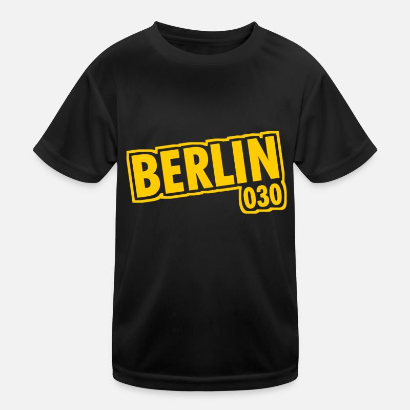 Berlin - 030 - Capital - Germany - Area Code Kids Functional T-Shirt