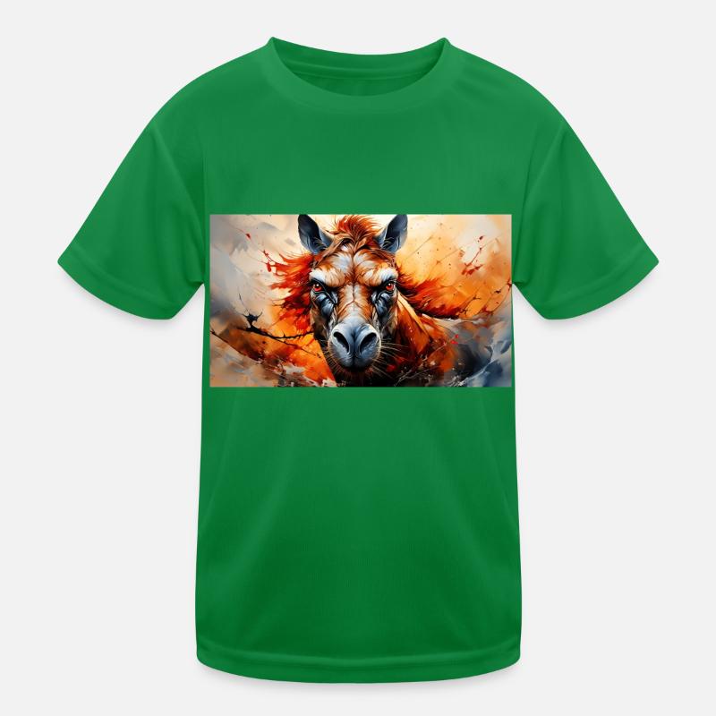Animaux mignons - cheval T-shirt sport Enfant