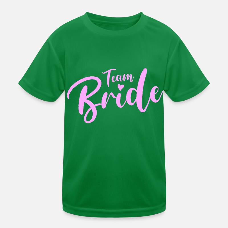 Bride Team Kids Functional T-Shirt