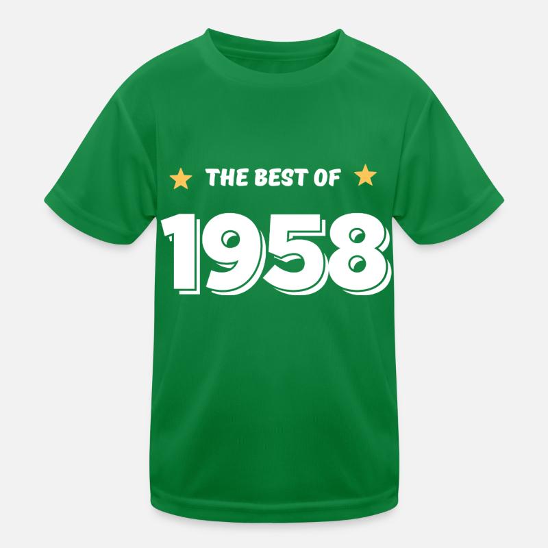 Das Beste von 1958 Kinder Funktions-T-Shirt