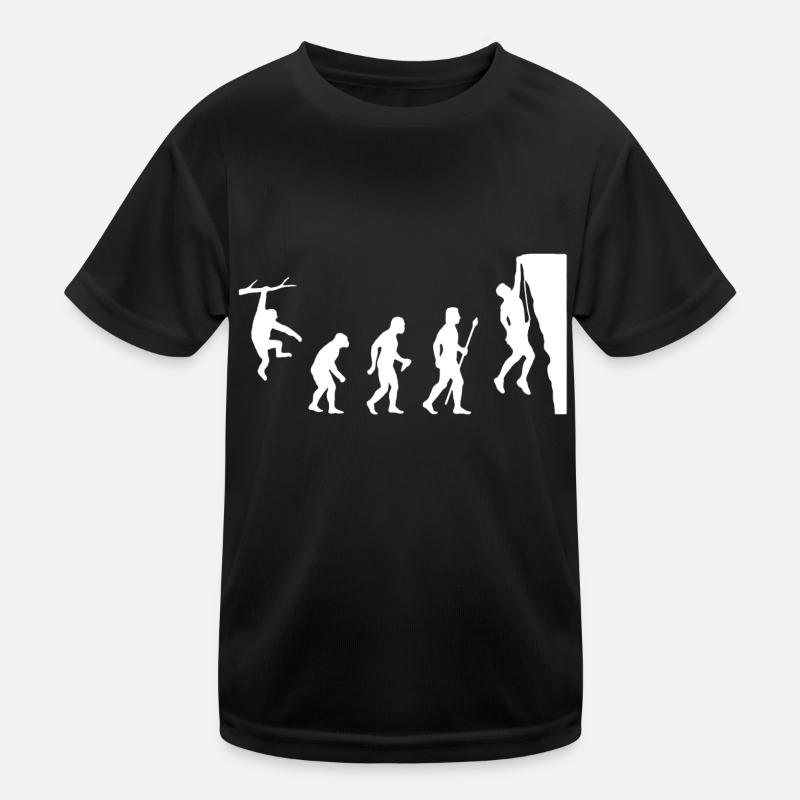Klettern Evolution Shirt Kinder Funktions-T-Shirt