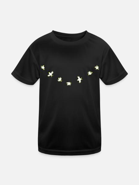 Birdies - Kids Functional T-Shirt - black