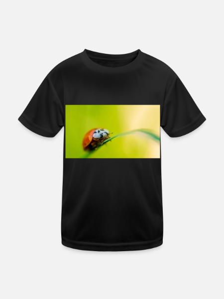 ladybug - Kids Functional T-Shirt - black - Front