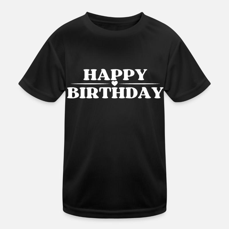 Bon anniversaire T-shirt sport Enfant