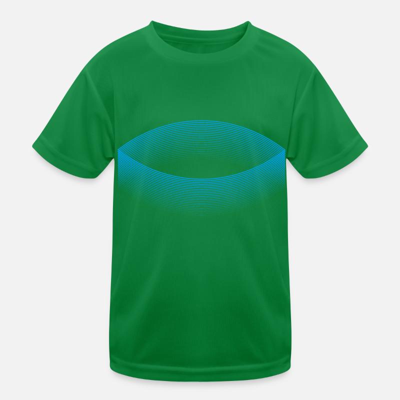 Stadion der Träume (blau) Kinder Funktions-T-Shirt