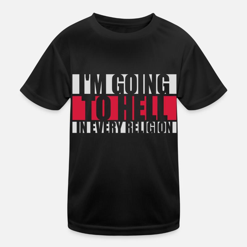 in going to hell Kids Functional T-Shirt