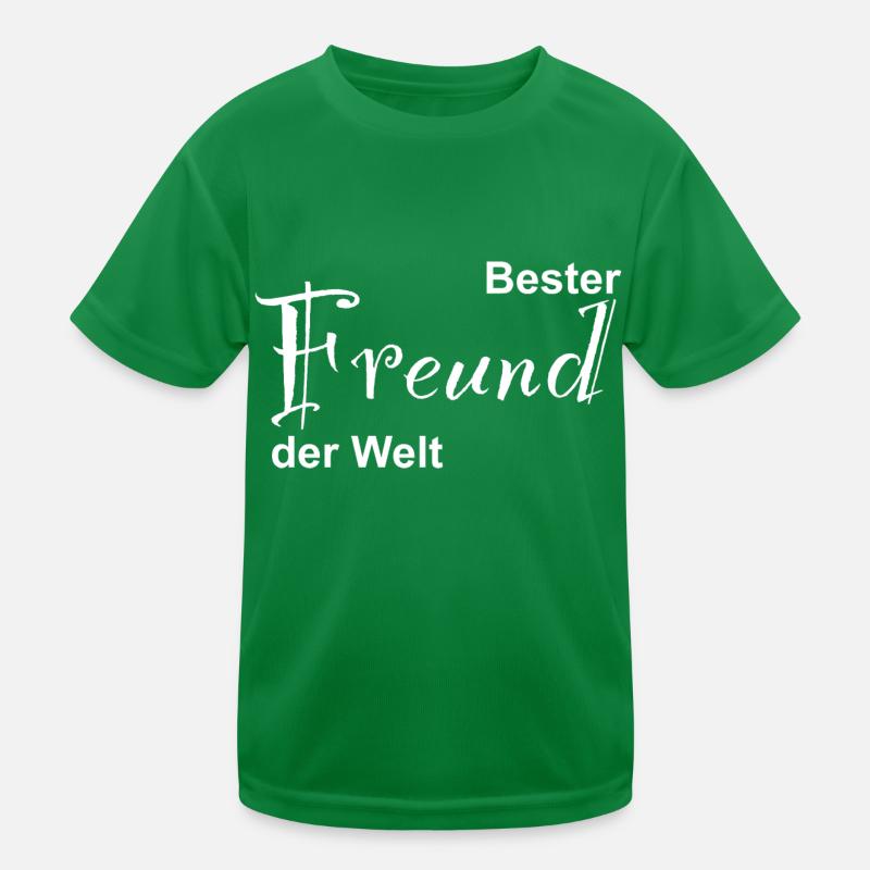 Bester Freund der Welt Design Kinder Funktions-T-Shirt