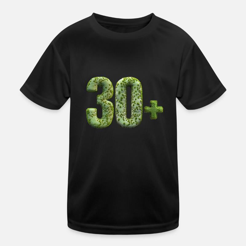 Birthday old 30 + ancient aged funny mossy rock Kids Functional T-Shirt
