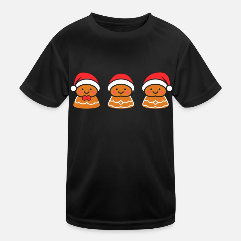 Lebkuchenmann Kinder Funktions-T-Shirt