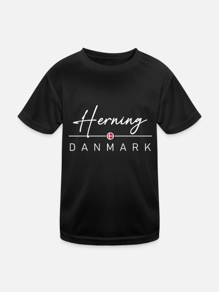 Dänemark - Herning - Danemark - Danemark - T-shirt sport Enfant - noir - Devant
