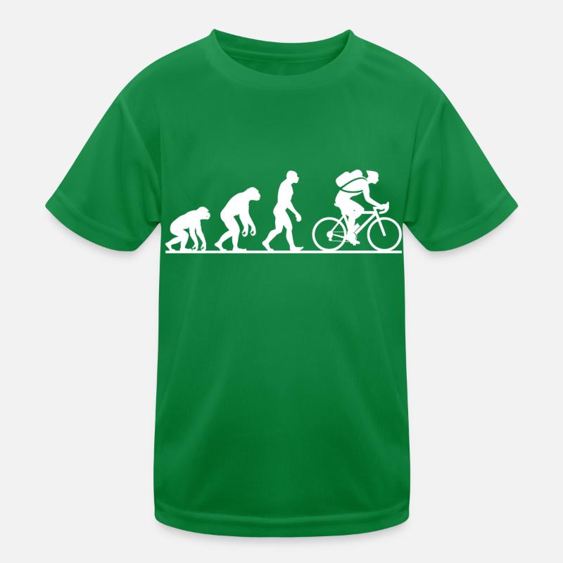 Vélo Evolution Cycliste Vélo Biker Cyclisme T-shirt sport Enfant