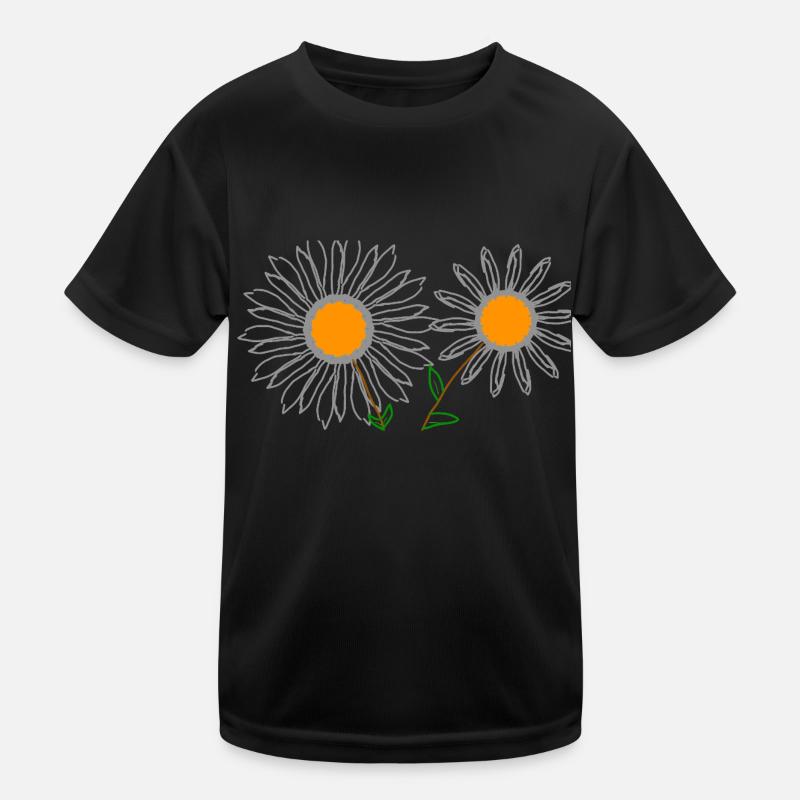 Sonnenblumen Kinder Funktions-T-Shirt