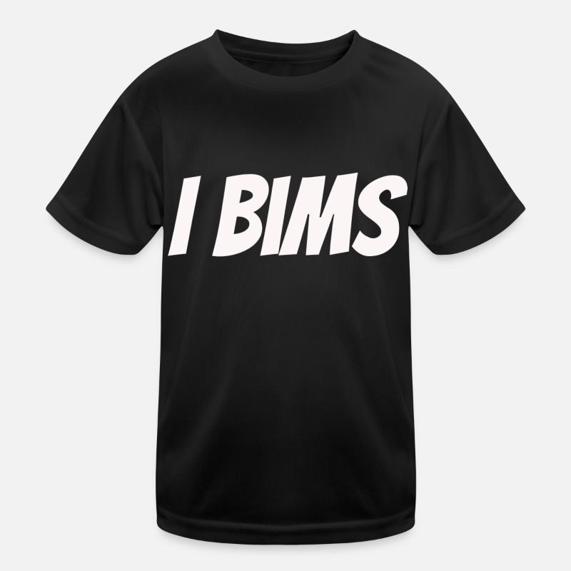 i bims Kinder Funktions-T-Shirt