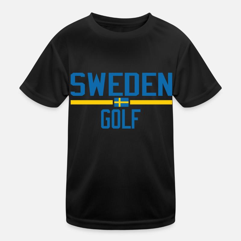 Sweden Golf Kids Functional T-Shirt
