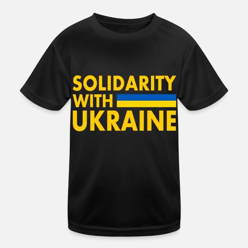 Solidarity with ukraine Kids Functional T-Shirt