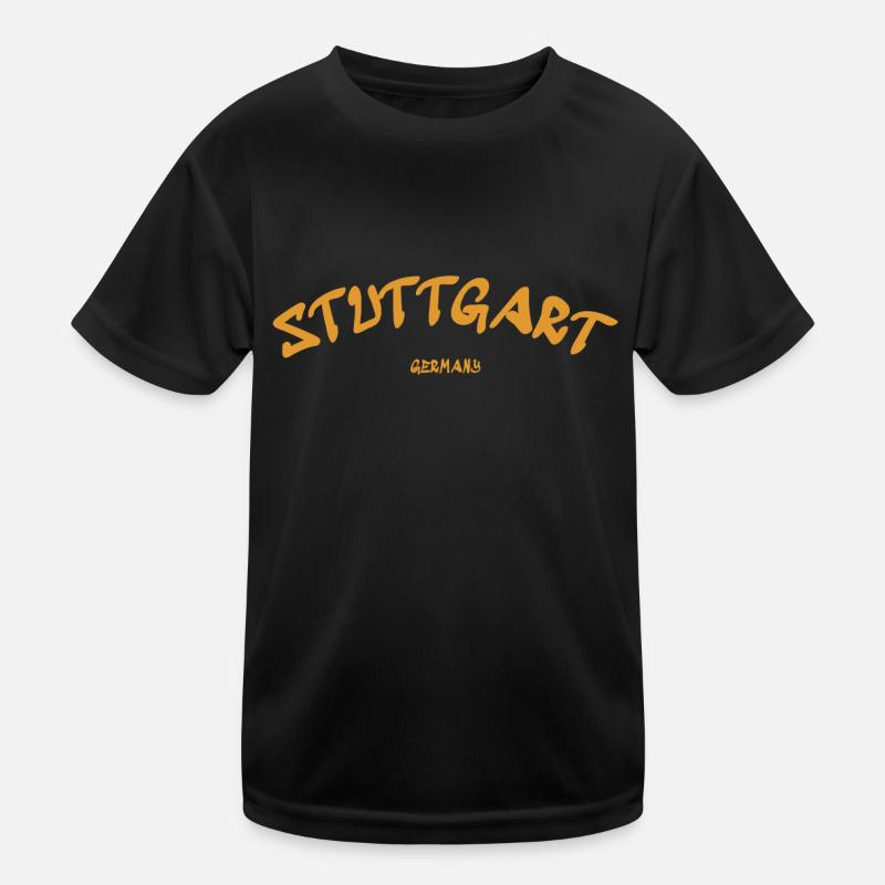Stuttgart - Deutschland Germany Baden-Württemberg Kinder Funktions-T-Shirt