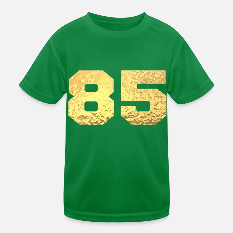 Numéro 85 paillettes doré - 85e anniversaire T-shirt sport Enfant