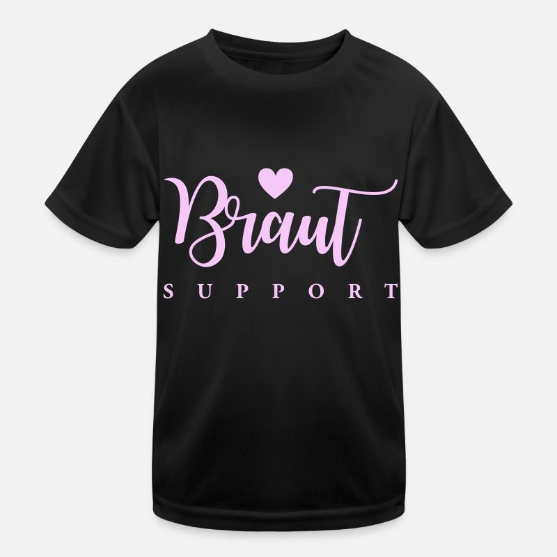 Bride Support Kids Functional T-Shirt