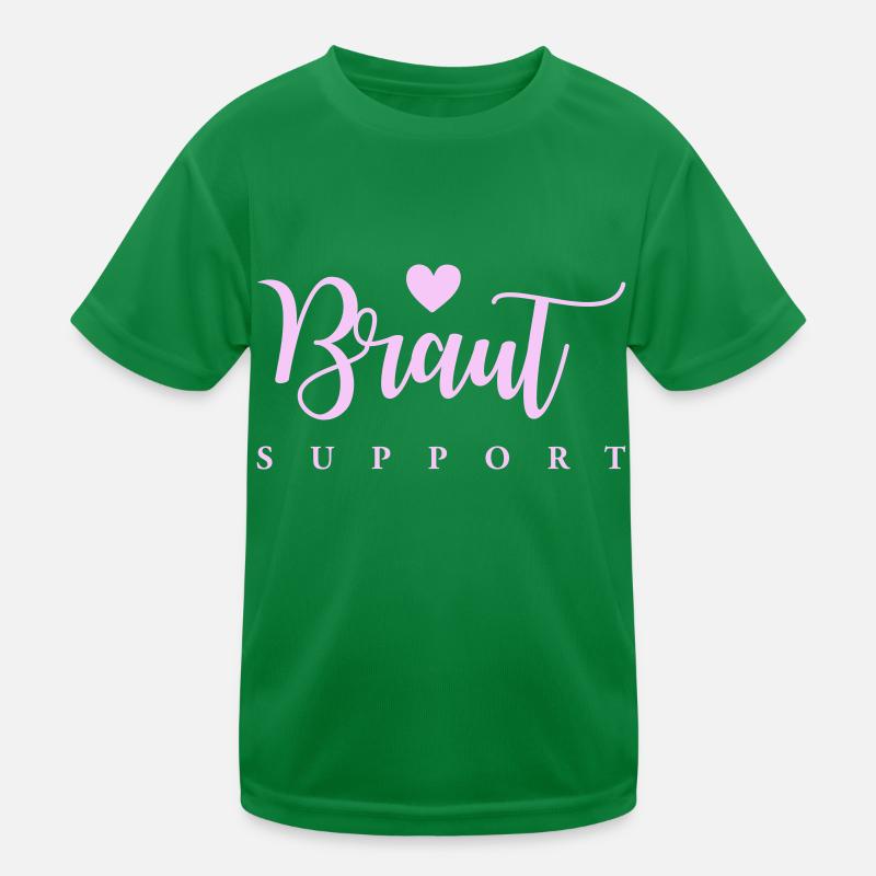 Bride Support Kids Functional T-Shirt