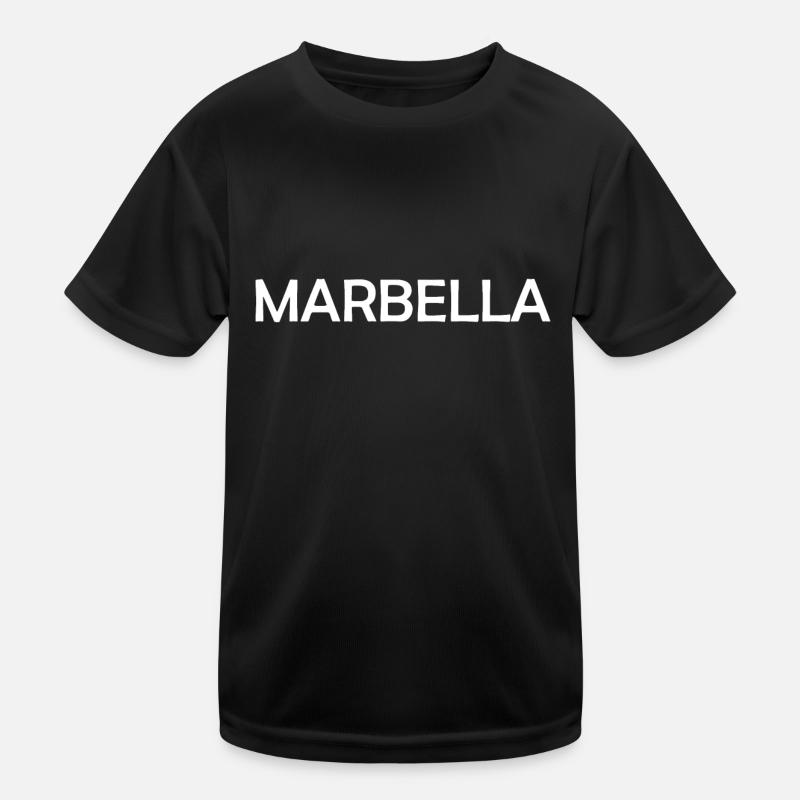 Marbella Espana Spain Spainen Kinder Funktions-T-Shirt