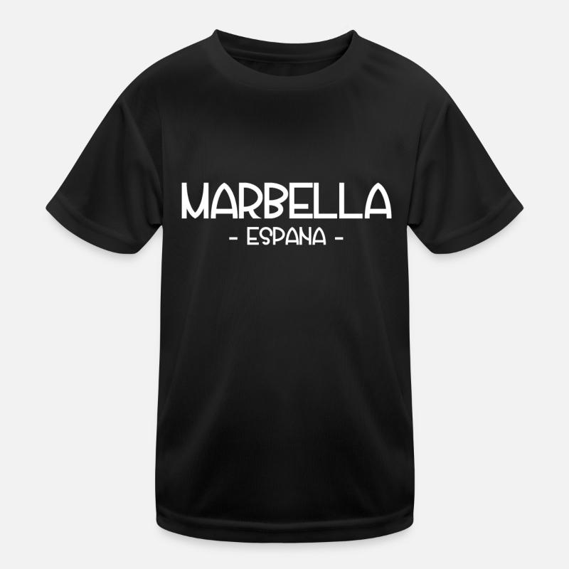 Marbella Espana Spain Spainen Kinder Funktions-T-Shirt