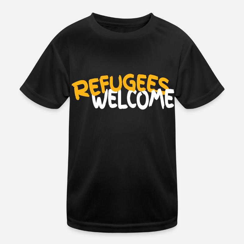 Accueil des réfugiés T-shirt sport Enfant
