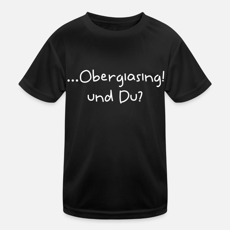 Obergiasing funny Giesinger saying Kids Functional T-Shirt