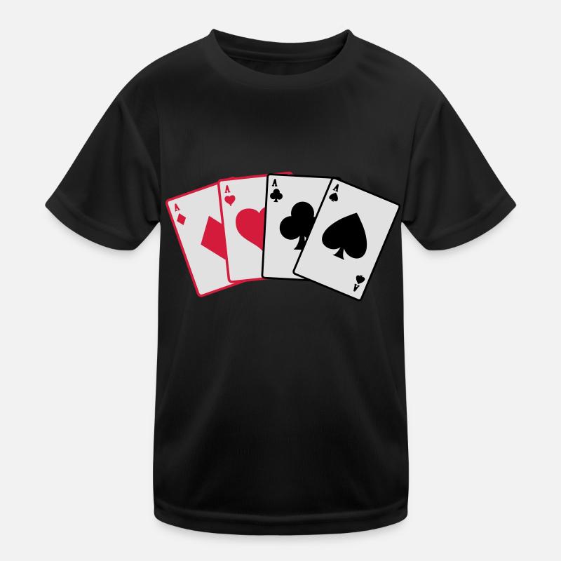 karten Kinder Funktions-T-Shirt