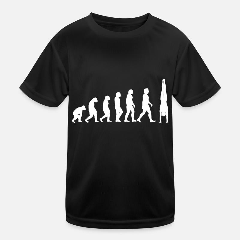 Handstand Evolution Gymnastique Gymnastique Calisthenics T-shirt sport Enfant
