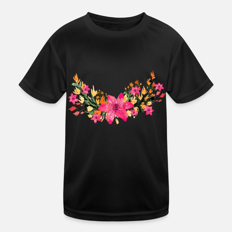 Fleurs T-shirt sport Enfant