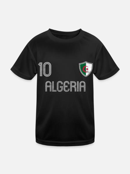 Algérie équipe de football - T-shirt sport Enfant - noir