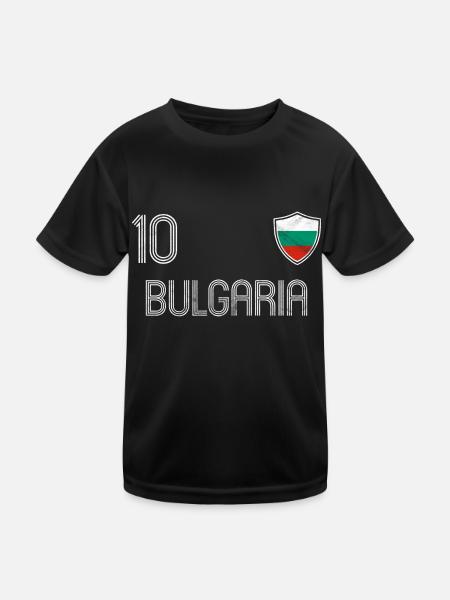 Bulgarie équipe de football - T-shirt sport Enfant - noir - Devant