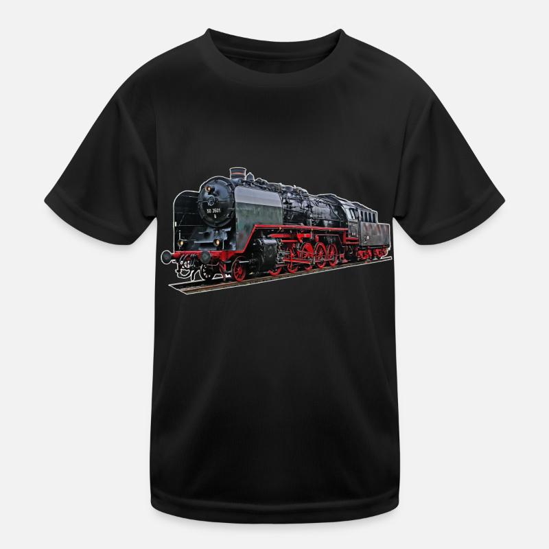 Dampflok BR 50 3501 Kinder Funktions-T-Shirt