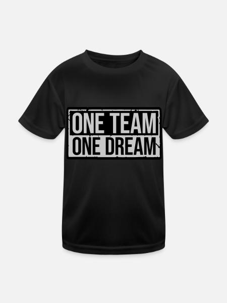 Équipe Shield One - T-shirt sport Enfant - noir - Devant