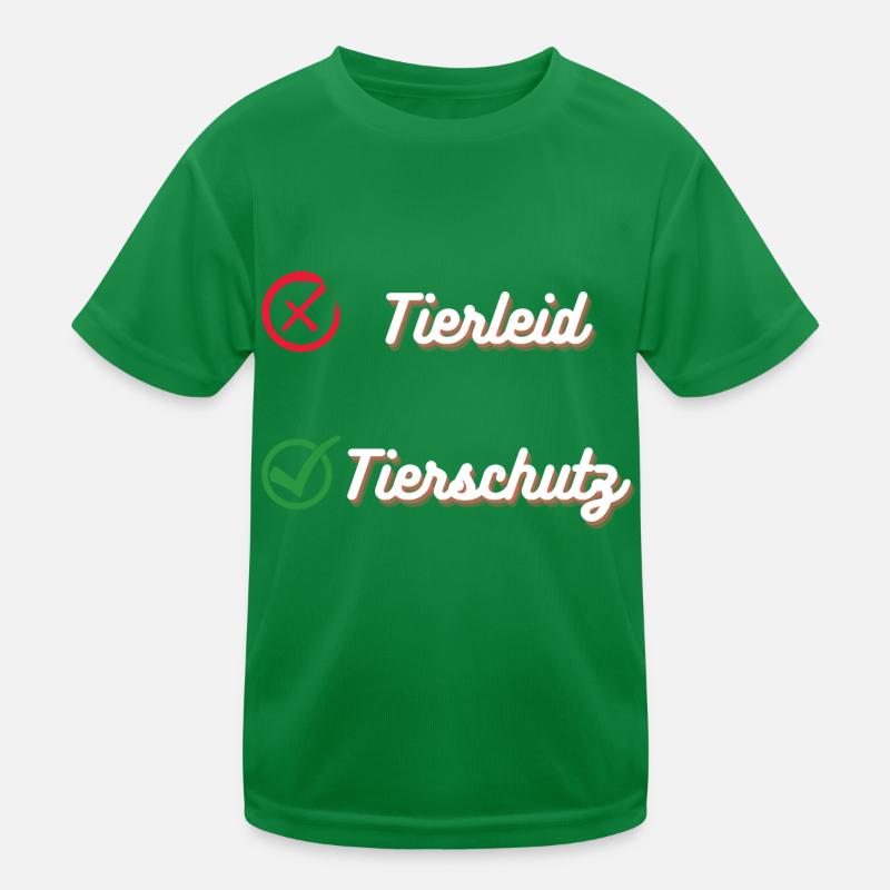 Pro Tierschutz Kinder Funktions-T-Shirt