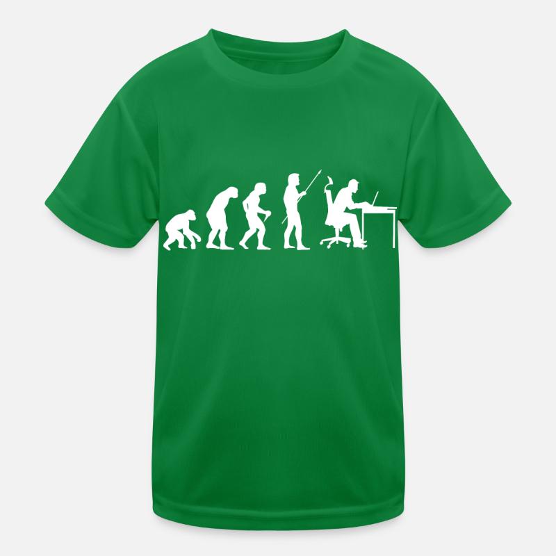 Evolution Of Man Coding Software Developer Program Kinder Funktions-T-Shirt