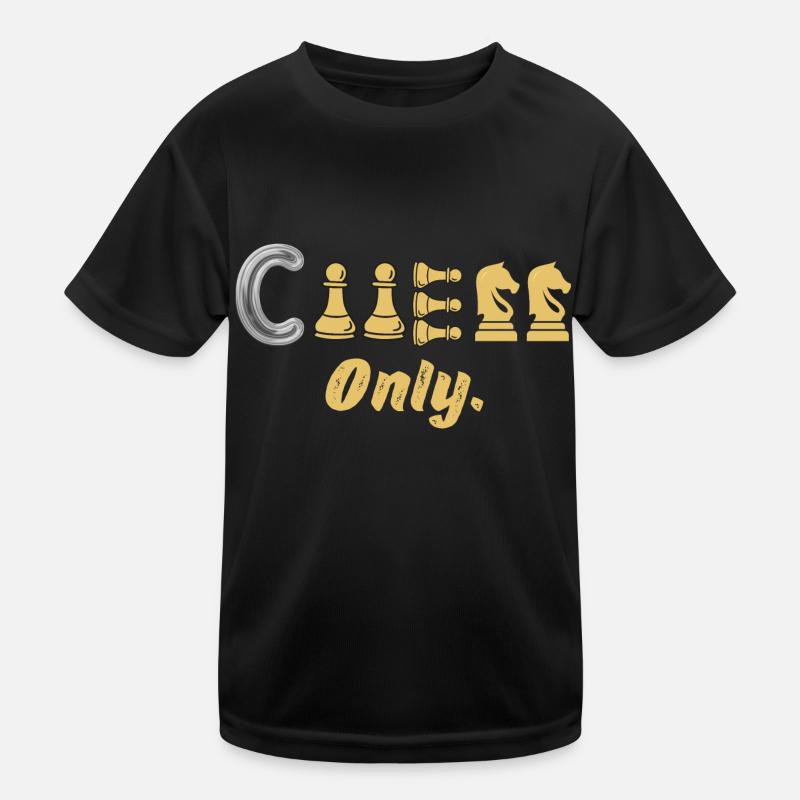 Schach Spruch Geschenk Schachmatt Queens Gambit Kinder Funktions-T-Shirt
